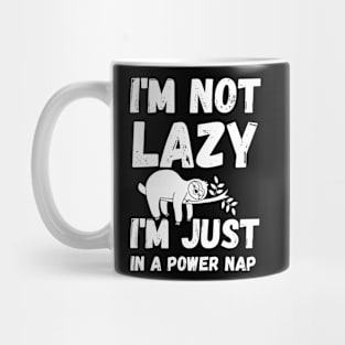 energy saving mode - I'm not lazy - sarcastic saying Mug